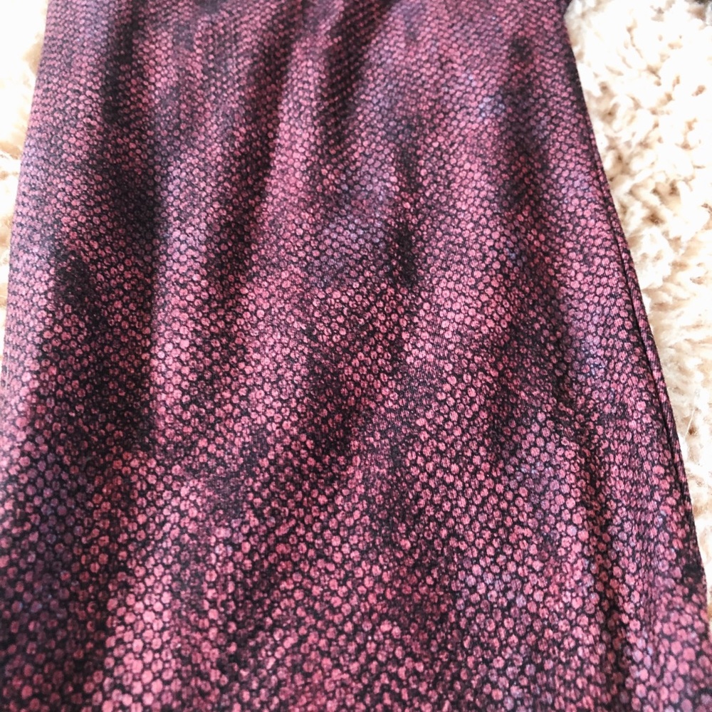 Burgundy Target JoyLab Mid Rise leggings - Picture 3 of 6